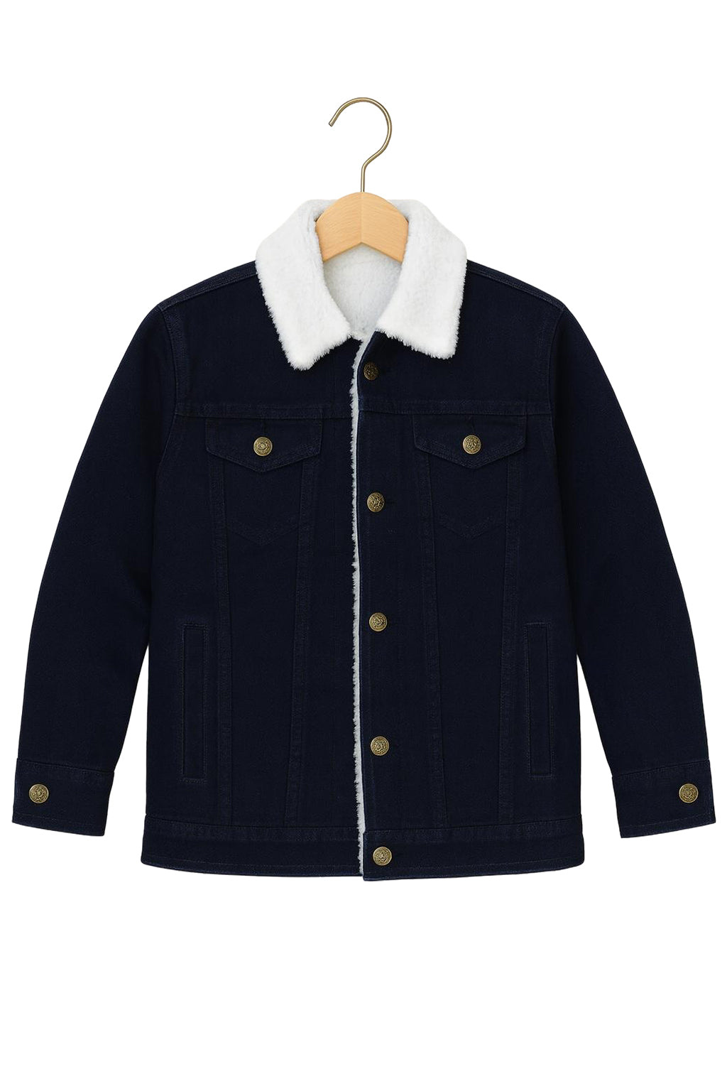 Navy Blue Denim Jacket