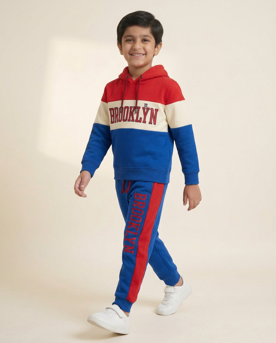 Brooklyn Hoodie With Trouser Long Sleeve Imported