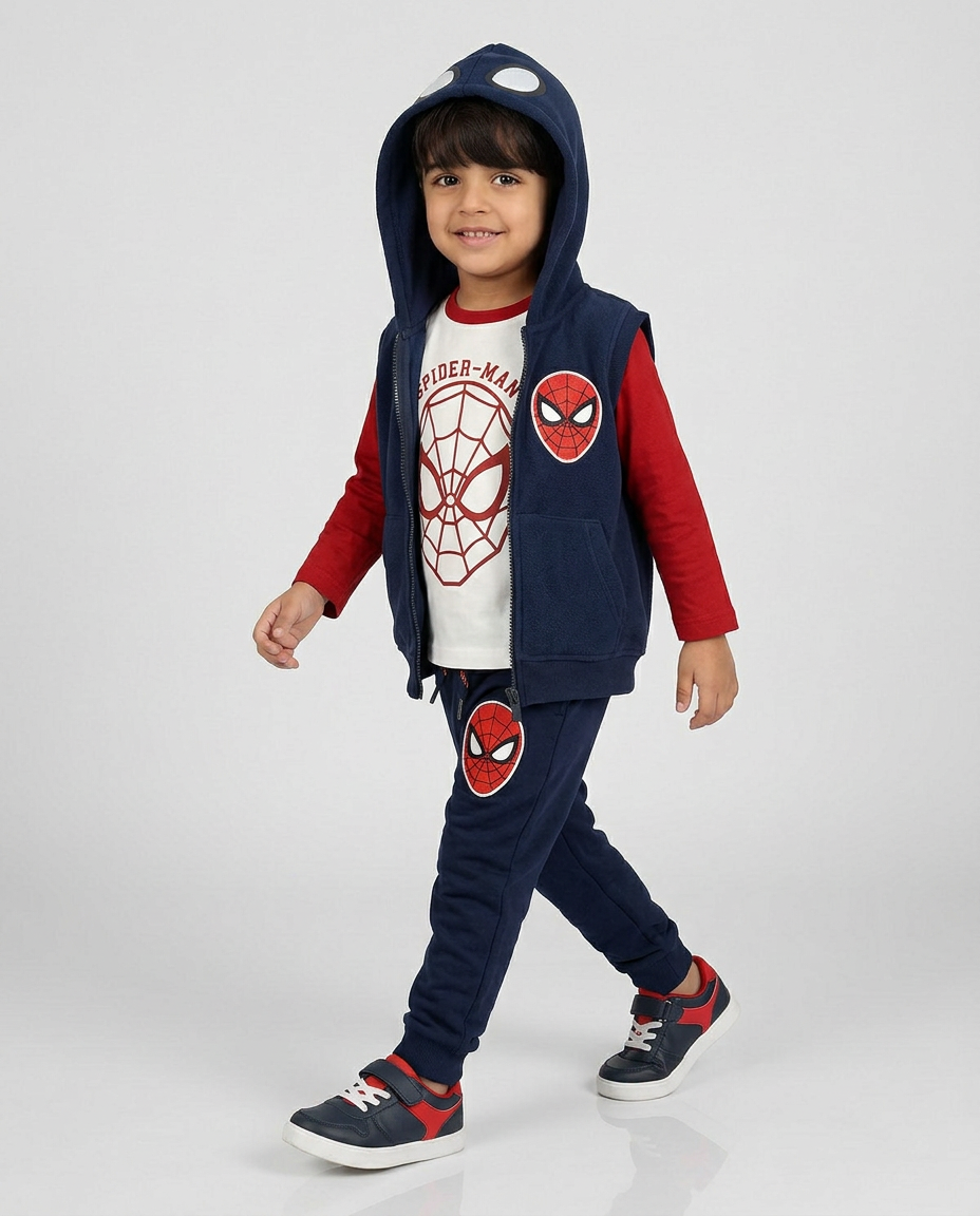 Spider-Man Kids 3-Piece Set – Red & Navy