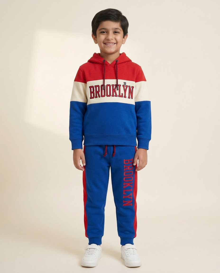 Brooklyn Hoodie With Trouser Long Sleeve Imported