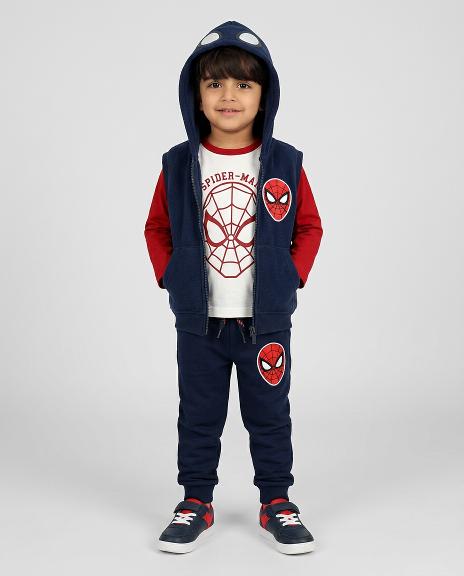 Spider-Man Kids 3-Piece Set – Red & Navy