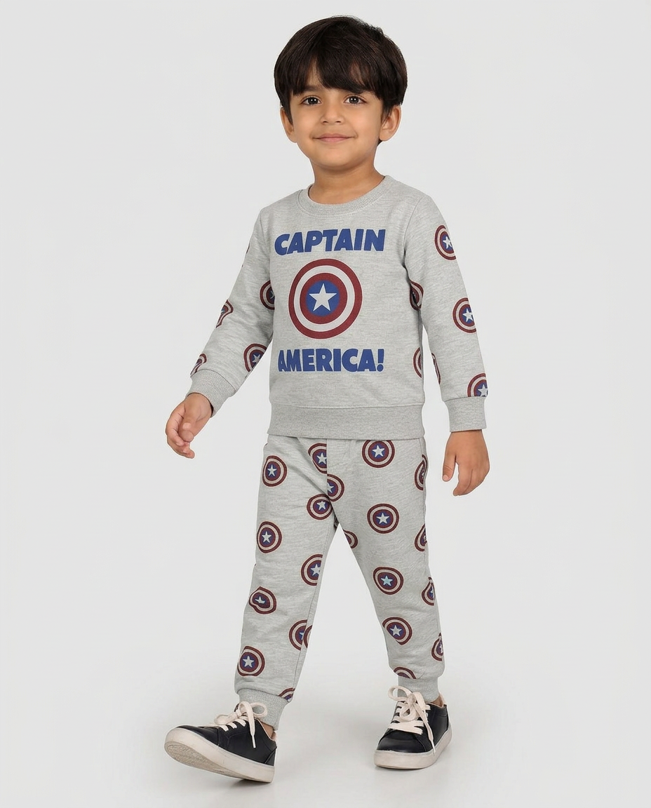 Captain America Sweatshirt and trouser set for Kids