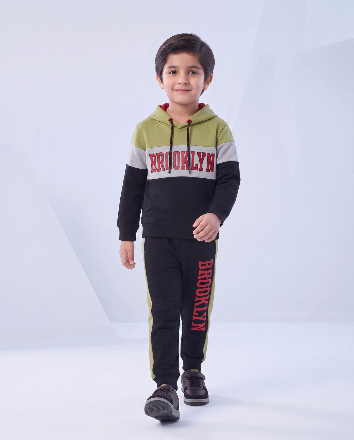 Baby Boy Brooklyn Hoodie With Trouser Long Sleeve Imported