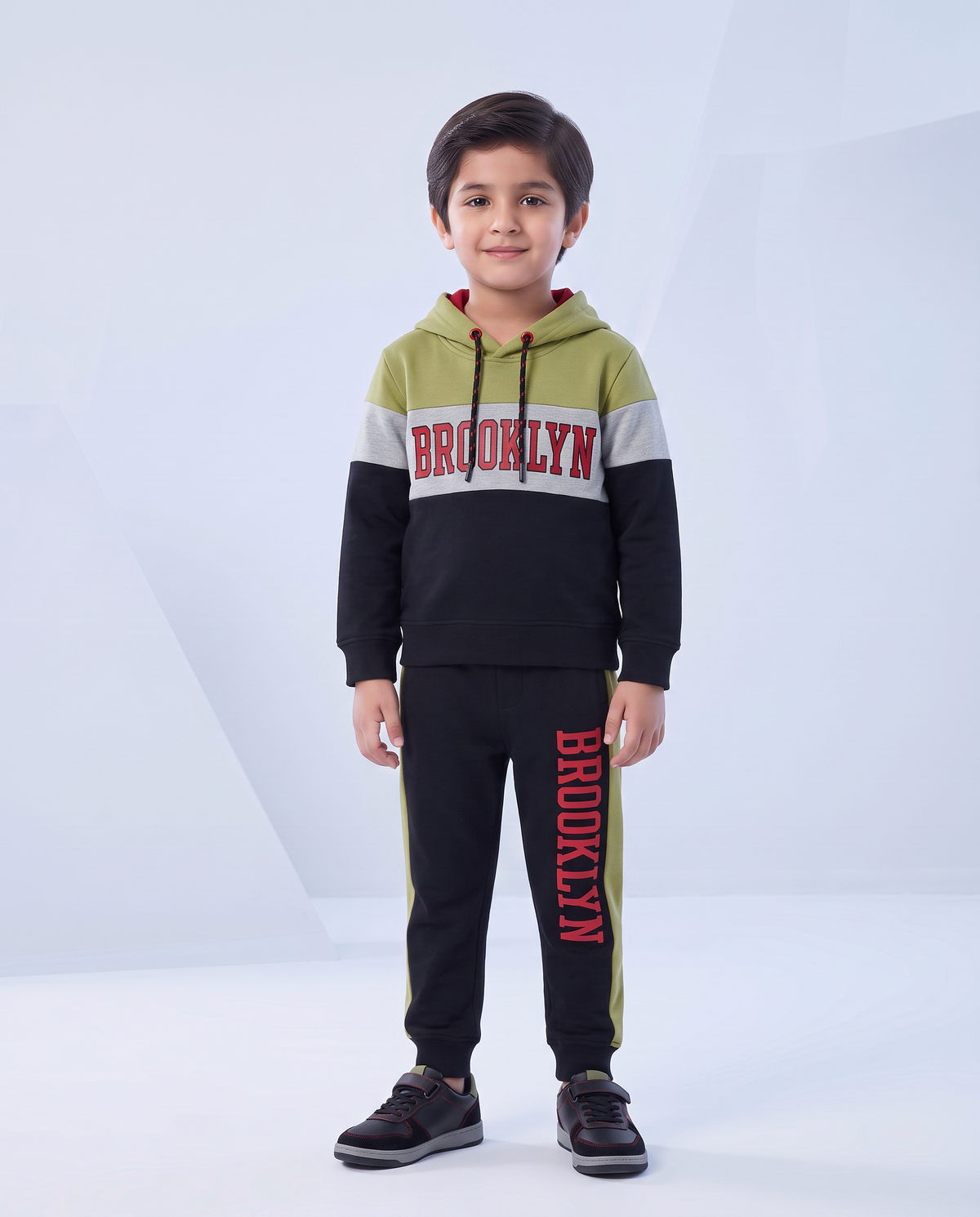 Baby Boy Brooklyn Hoodie With Trouser Long Sleeve Imported