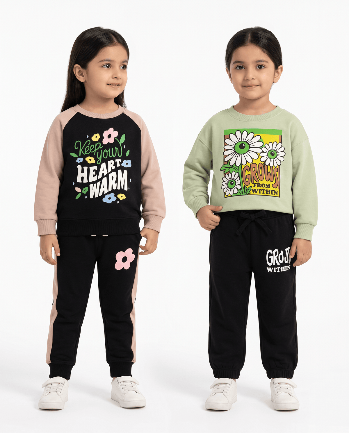 Sibling Tracksuit Bundle - Fleece Set for Siblings