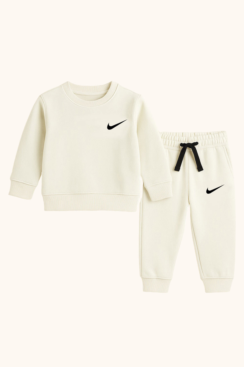 White Sweatshirt & Jogger Set – Nike