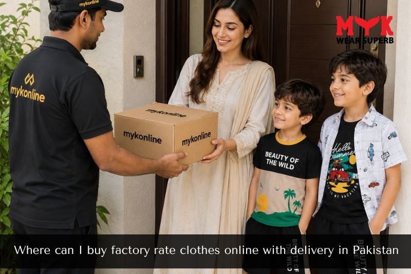 Where can I buy factory rate clothes online with delivery in Pakistan?