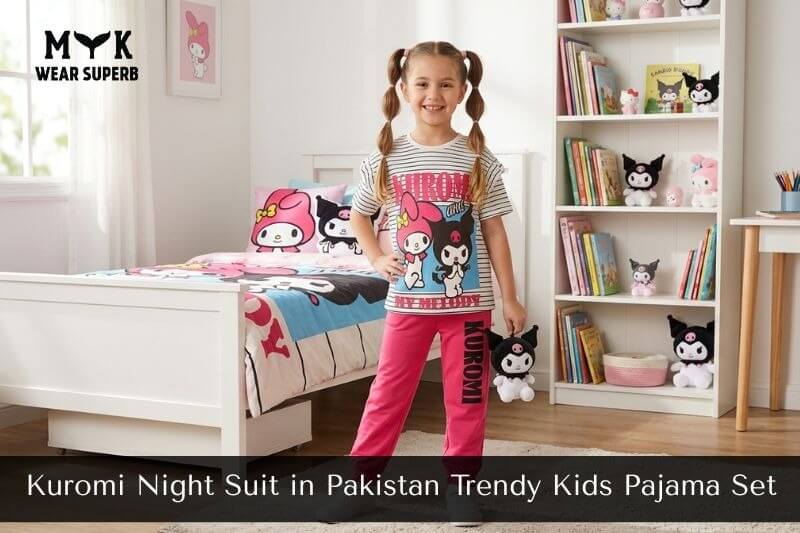 Kuromi Night Suit in Pakistan – Trendy Kids Pajama Set