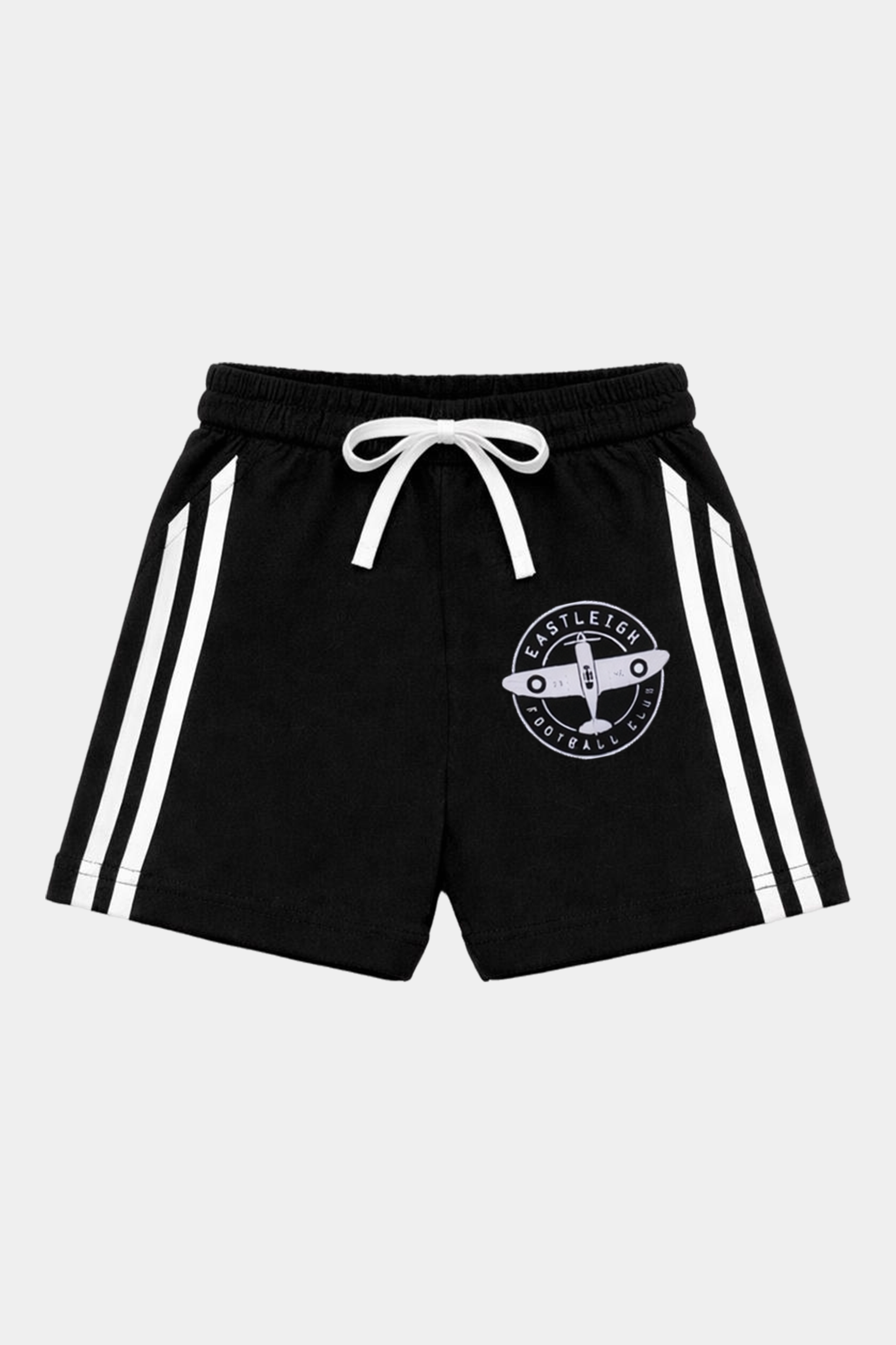 Boys Black & White Aeroplane Print Summer Co-Ord Set - MYK_Fatimas