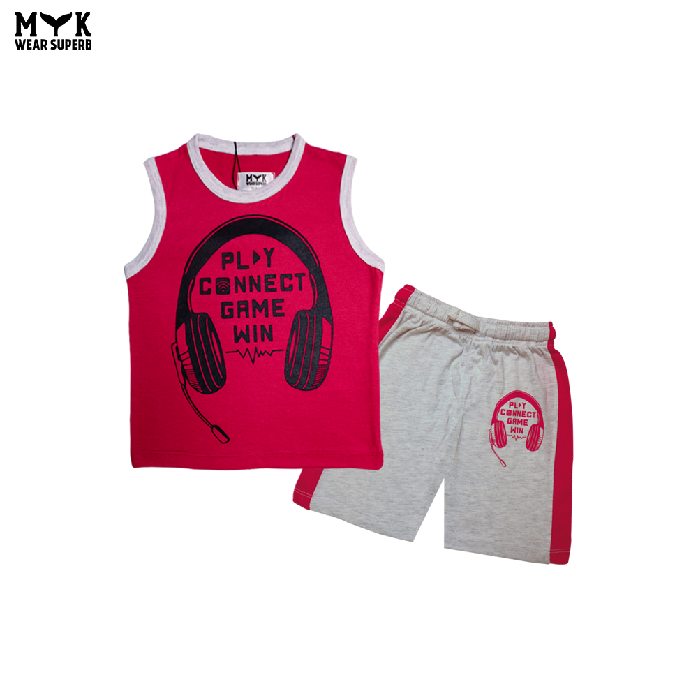 Gamer Vibes Sleeveless Summer Set – Play, Connect, Game, Win!