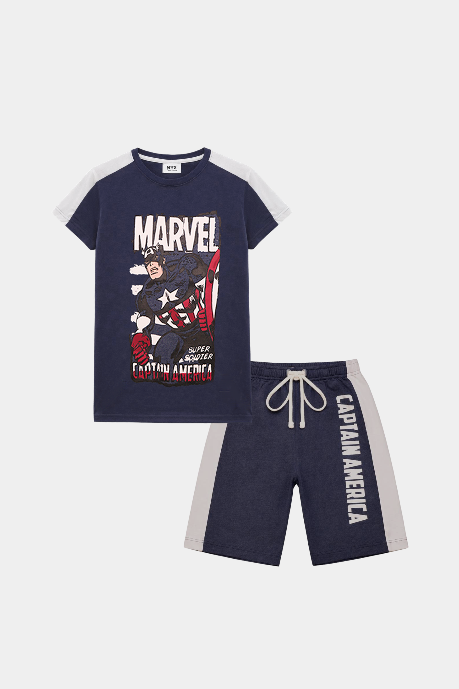 Marvel Captain America Super Soldier Kids Summer Set - MYK_Fatimas