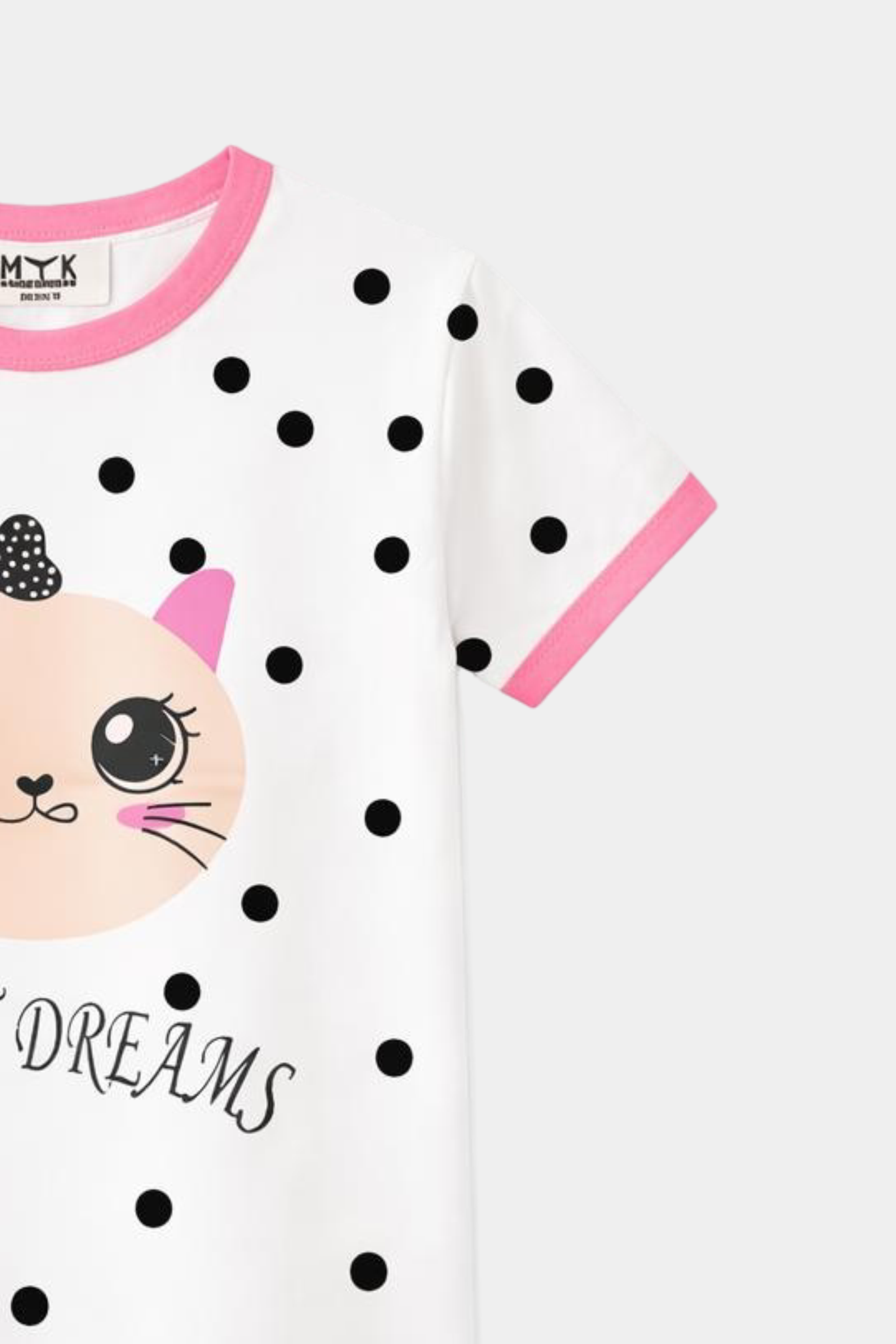 Sweet Dreams Summer Garment with Cute Cat Design by MYK - MYK_Fatimas
