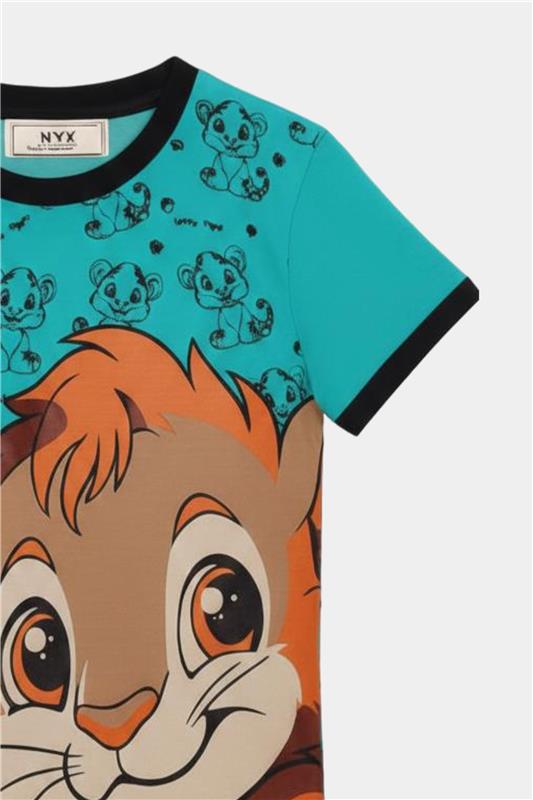 Kids Summer Cartoon Lion T-Shirt & Shorts Set - MYK_Fatimas