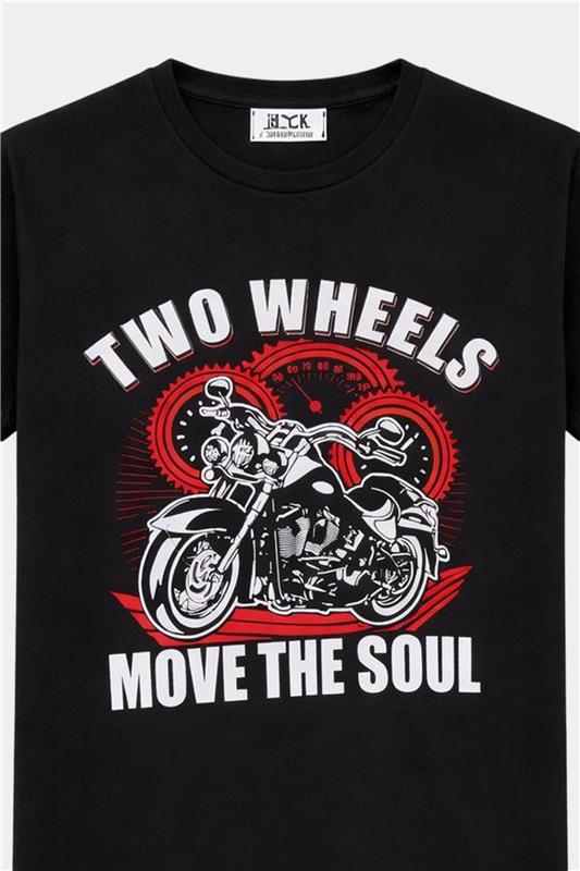 Two Wheels Kids Summer Set – Bold Black & Orange Biker Style - MYK_Fatimas