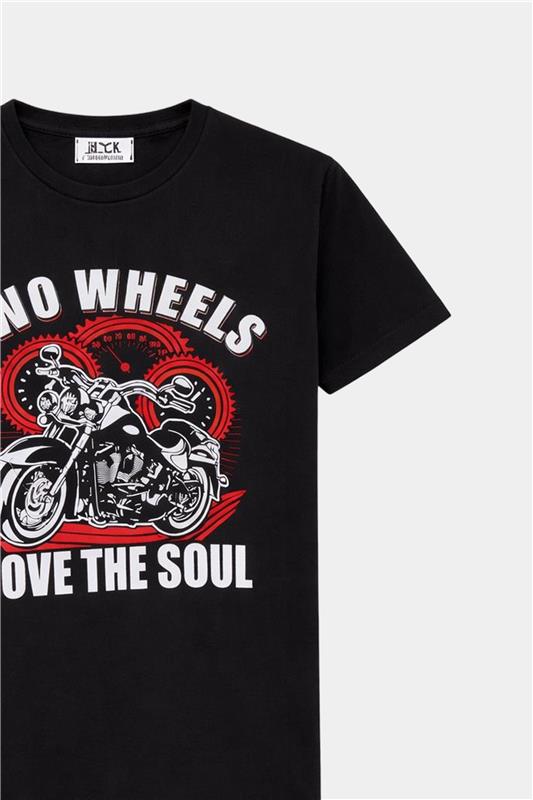 Two Wheels Kids Summer Set – Bold Black & Orange Biker Style - MYK_Fatimas