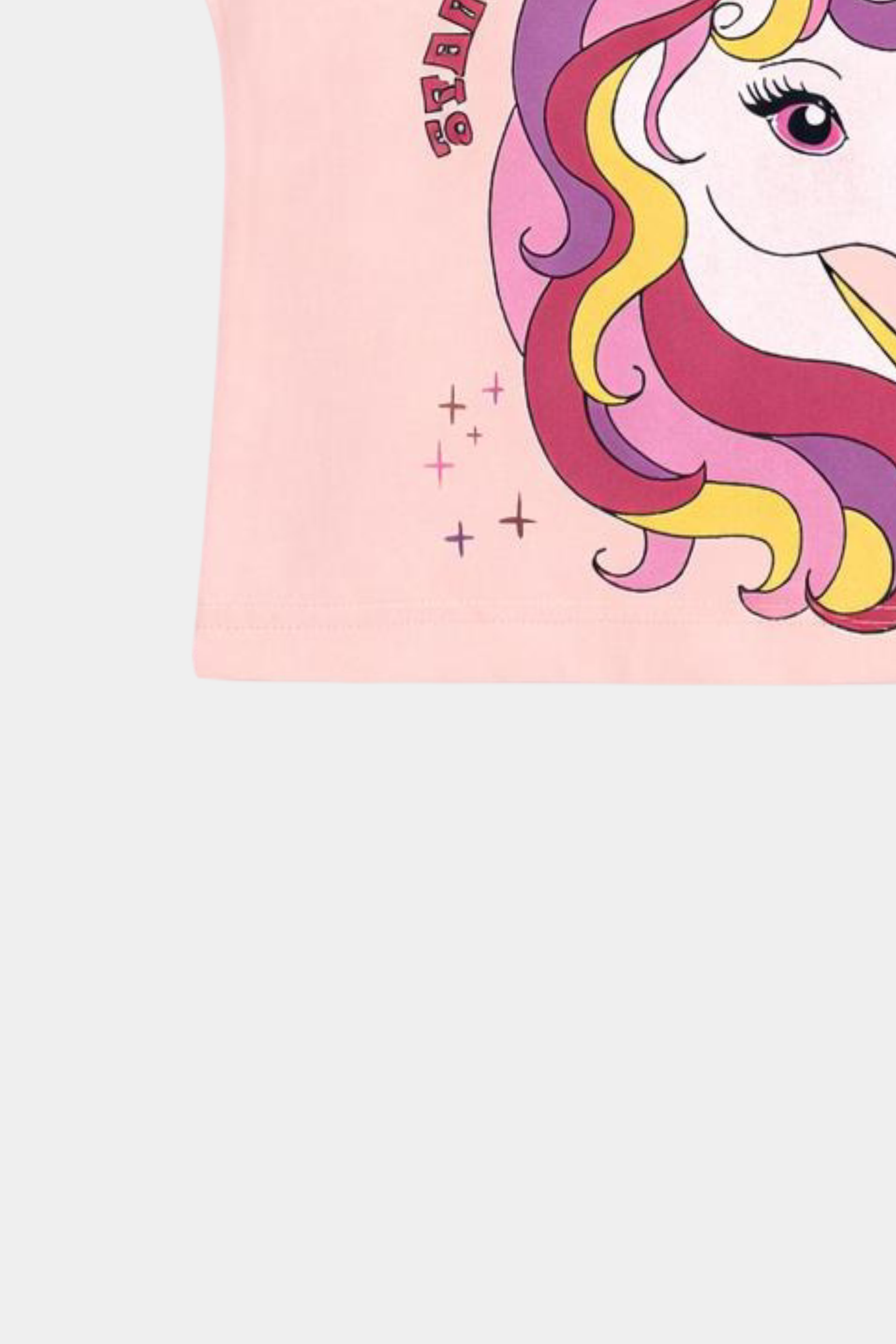 Always Happy Unicorn Girls Summer Set – Pink & Magenta - MYK_Fatimas