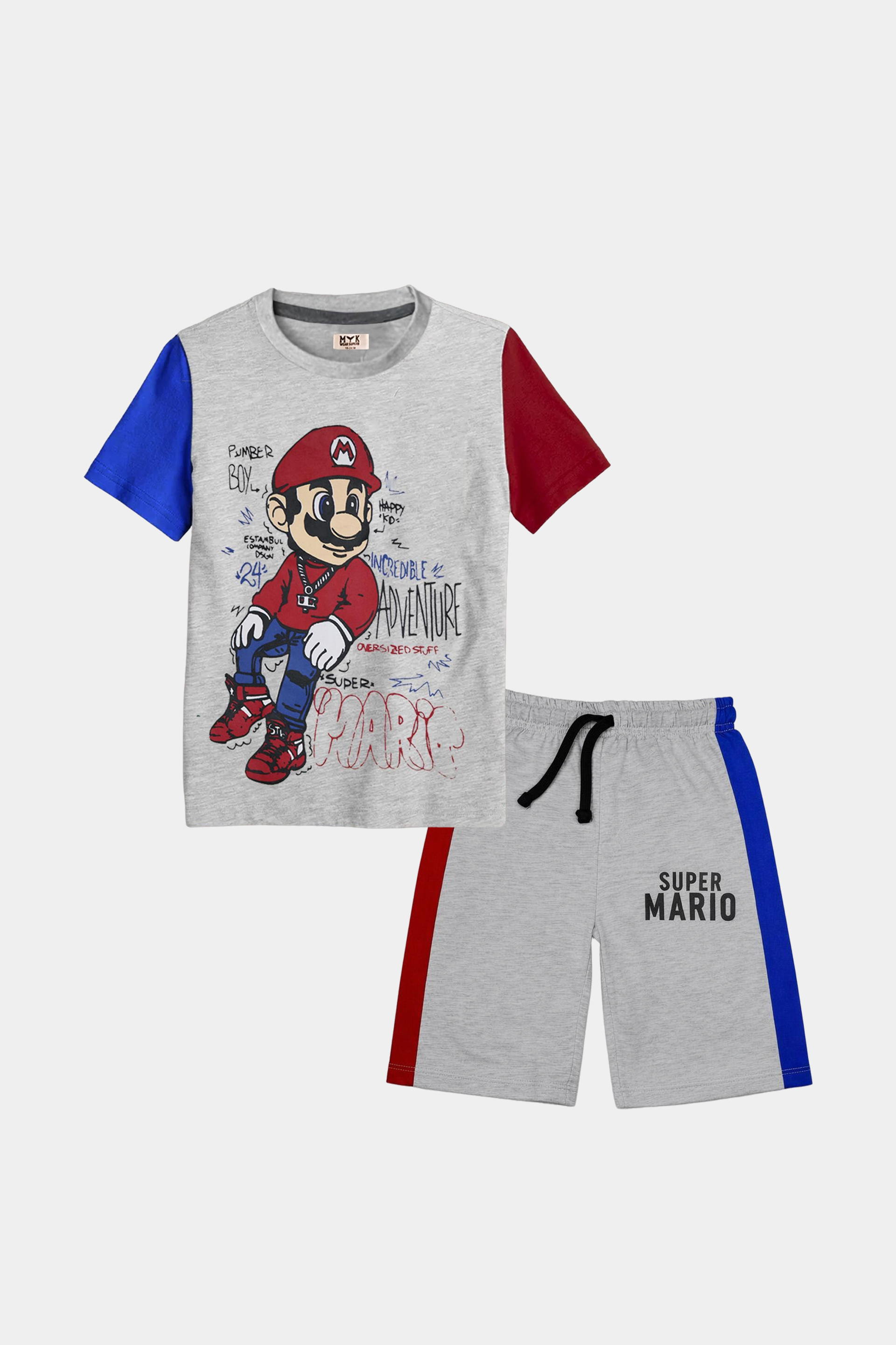 Super Mario White Nicker Shirt - MYK_Fatimas