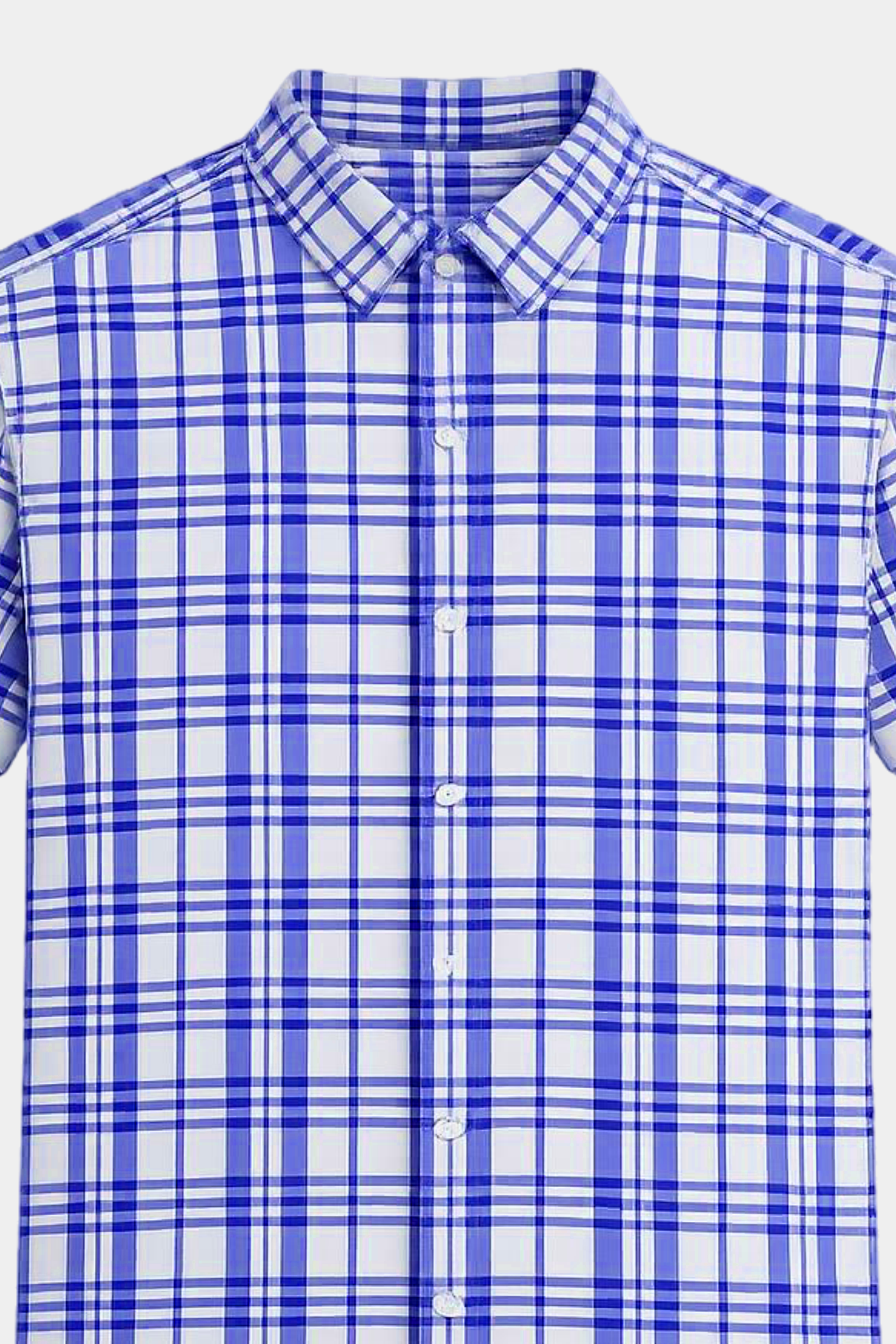 Boys Checkered Shirt & Shorts Set
