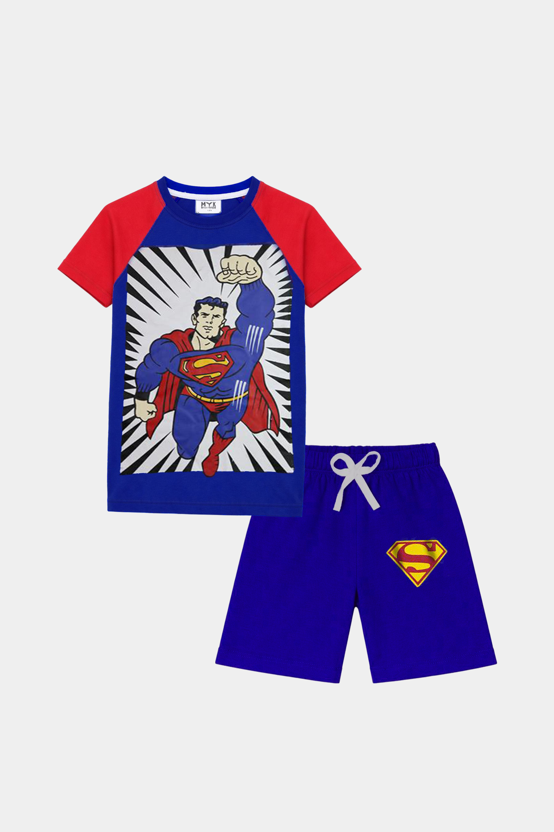 Superman Kids Summer T-Shirt & Shorts Set - MYK_Fatimas
