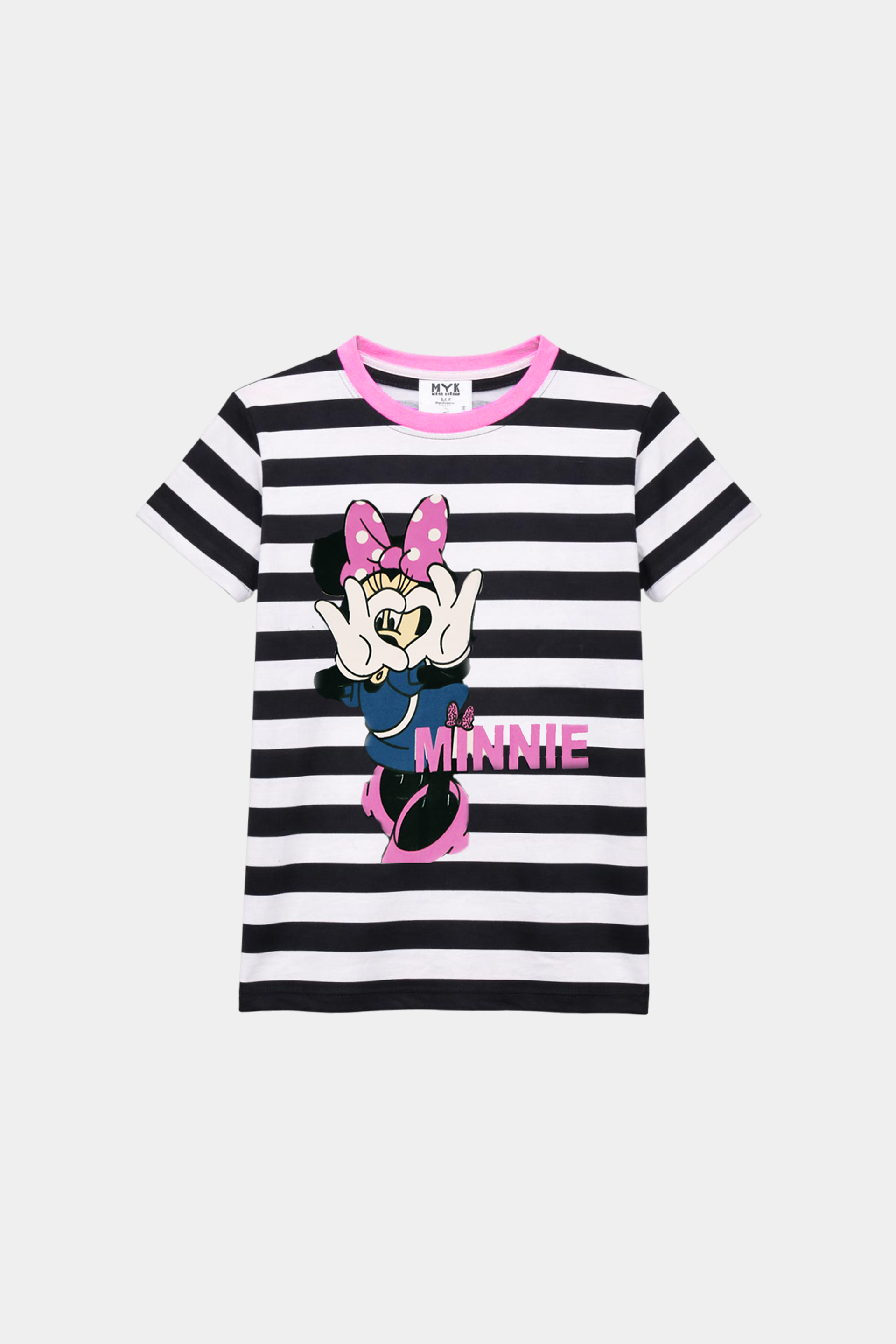 Minnie Mouse Striped Summer Outfit for Girls - MYK_Fatimas