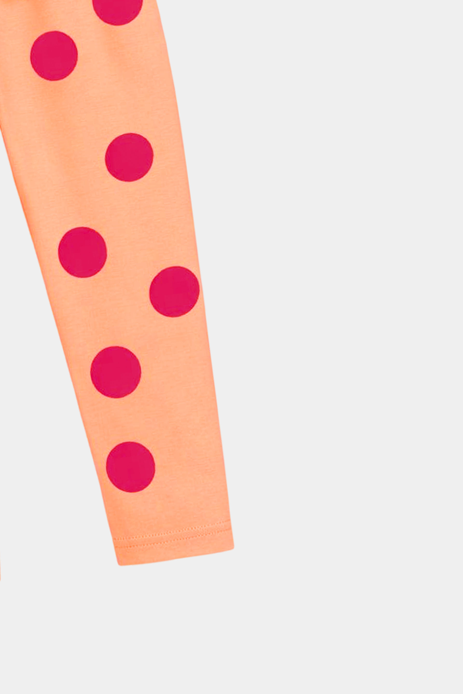 Girls' “A Happy Day” Bunny Polka Dot Summer Set – Peach & Pink - MYK_Fatimas