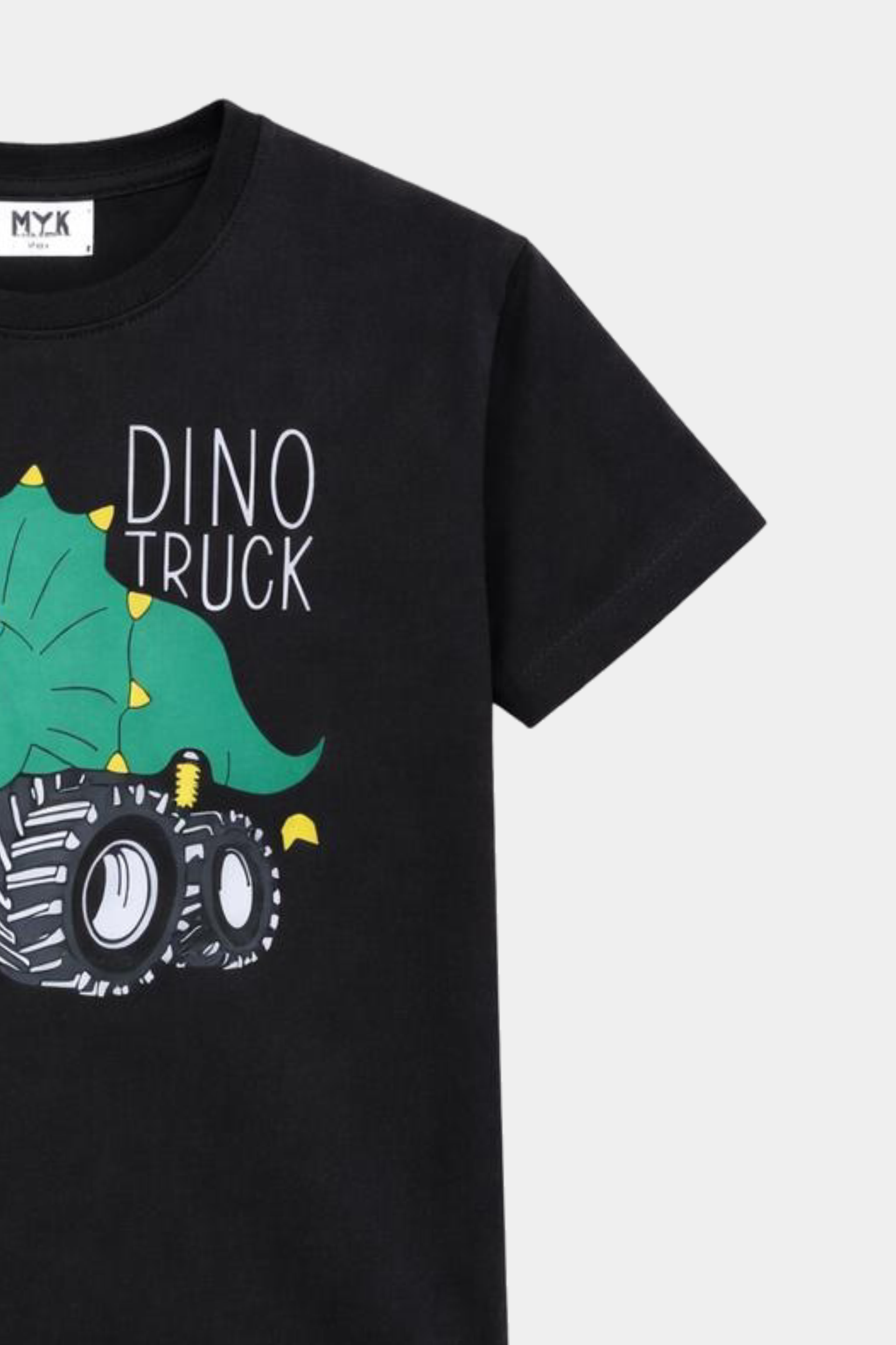 Dino Truck Summer Shorts Set for Boys - MYK_Fatimas