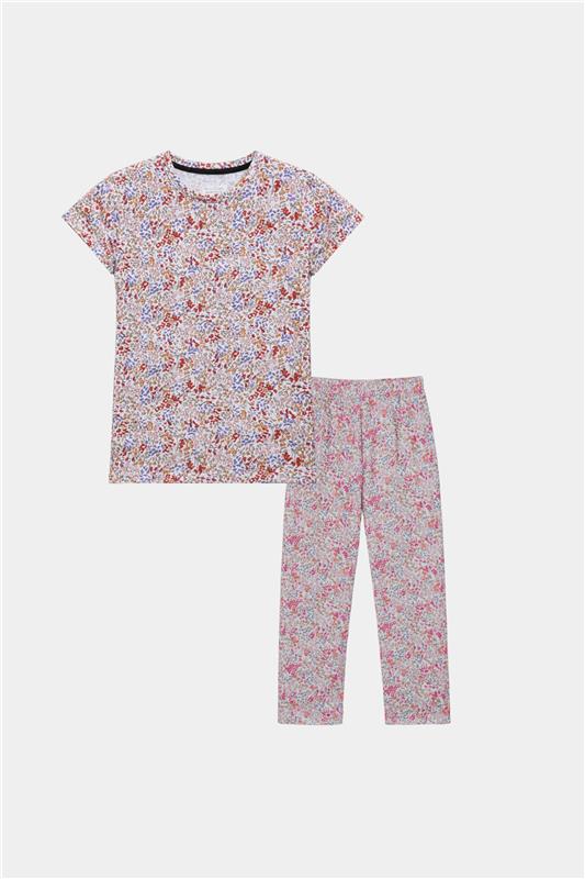 Floral Burst Summer Set for Kids – Soft Cotton Comfort - MYK_Fatimas