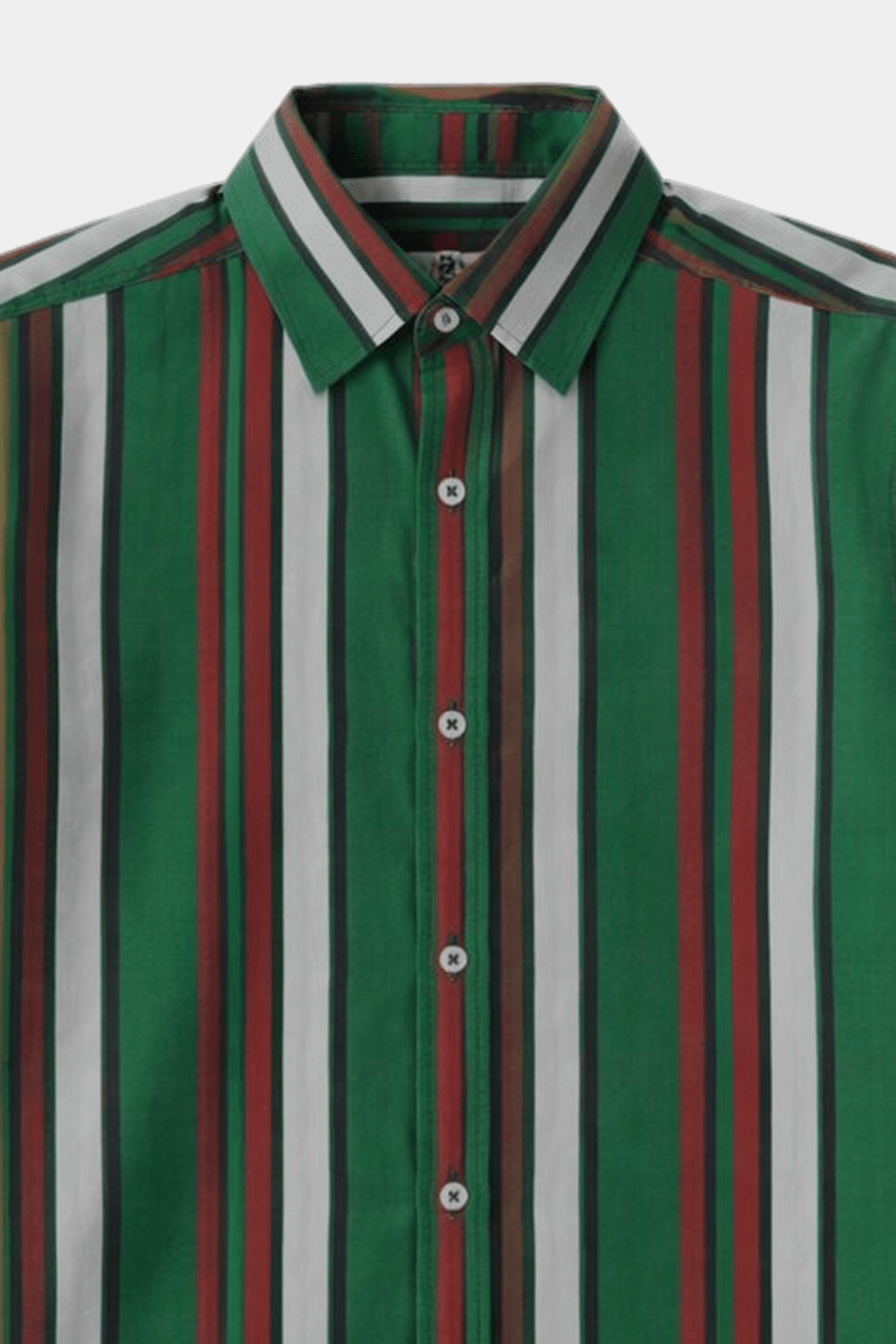 Boys Green Striped Shirt & Shorts Summer Outfit Set - MYK_Fatimas