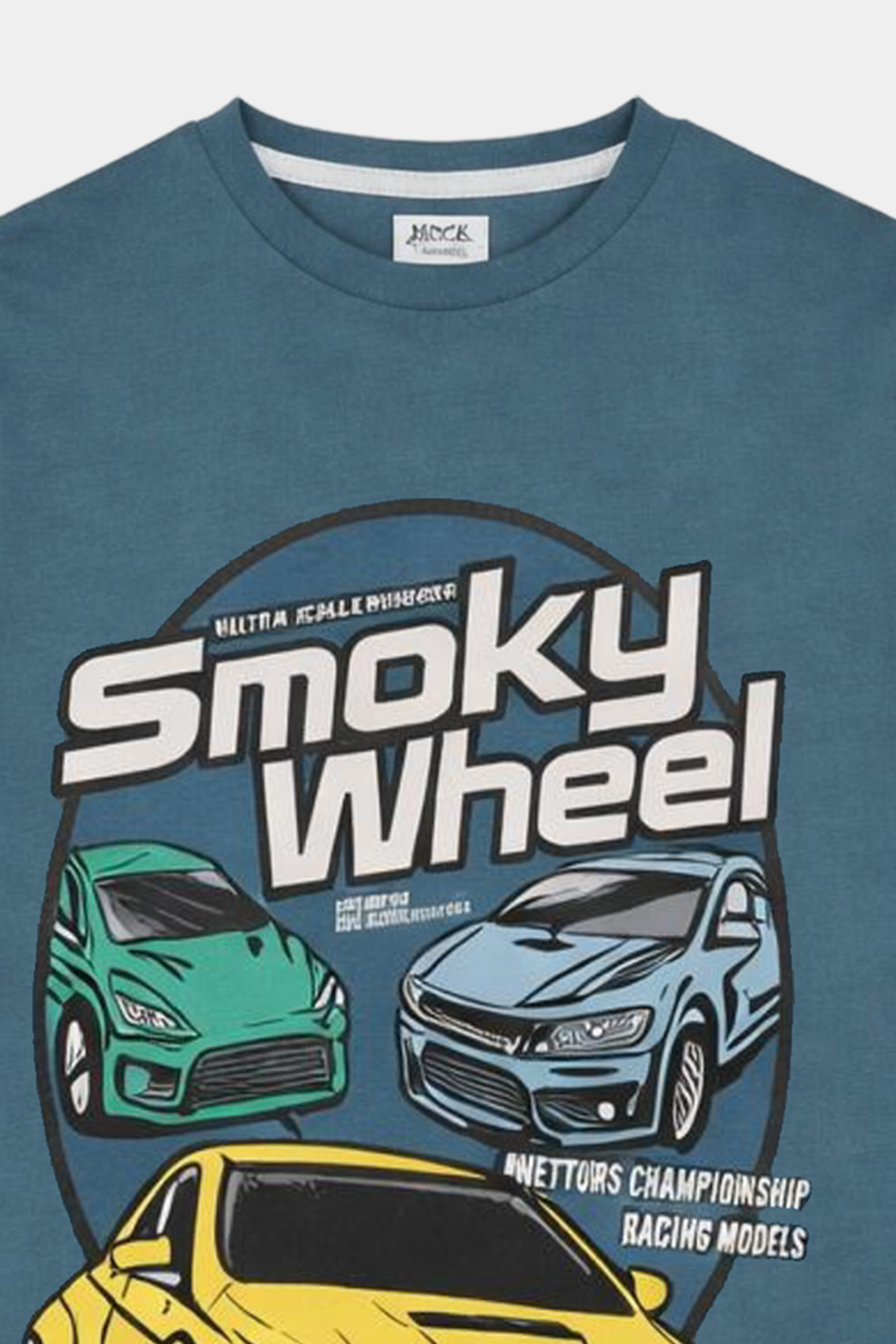 Smoky Wheel Racing Car T-Shirt & Shorts Set - MYK_Fatimas