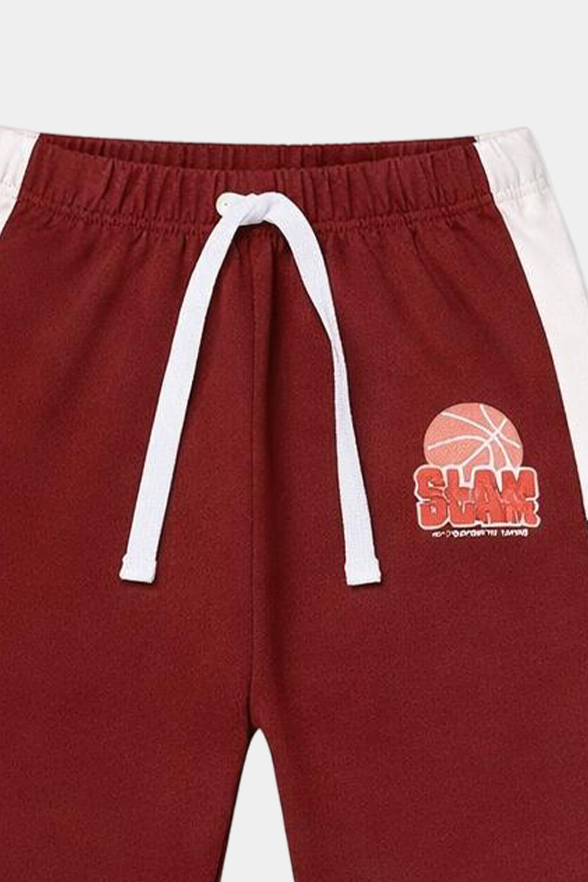 Boys' Basketball Themed Colorblock T-Shirt & Shorts Set - MYK_Fatimas