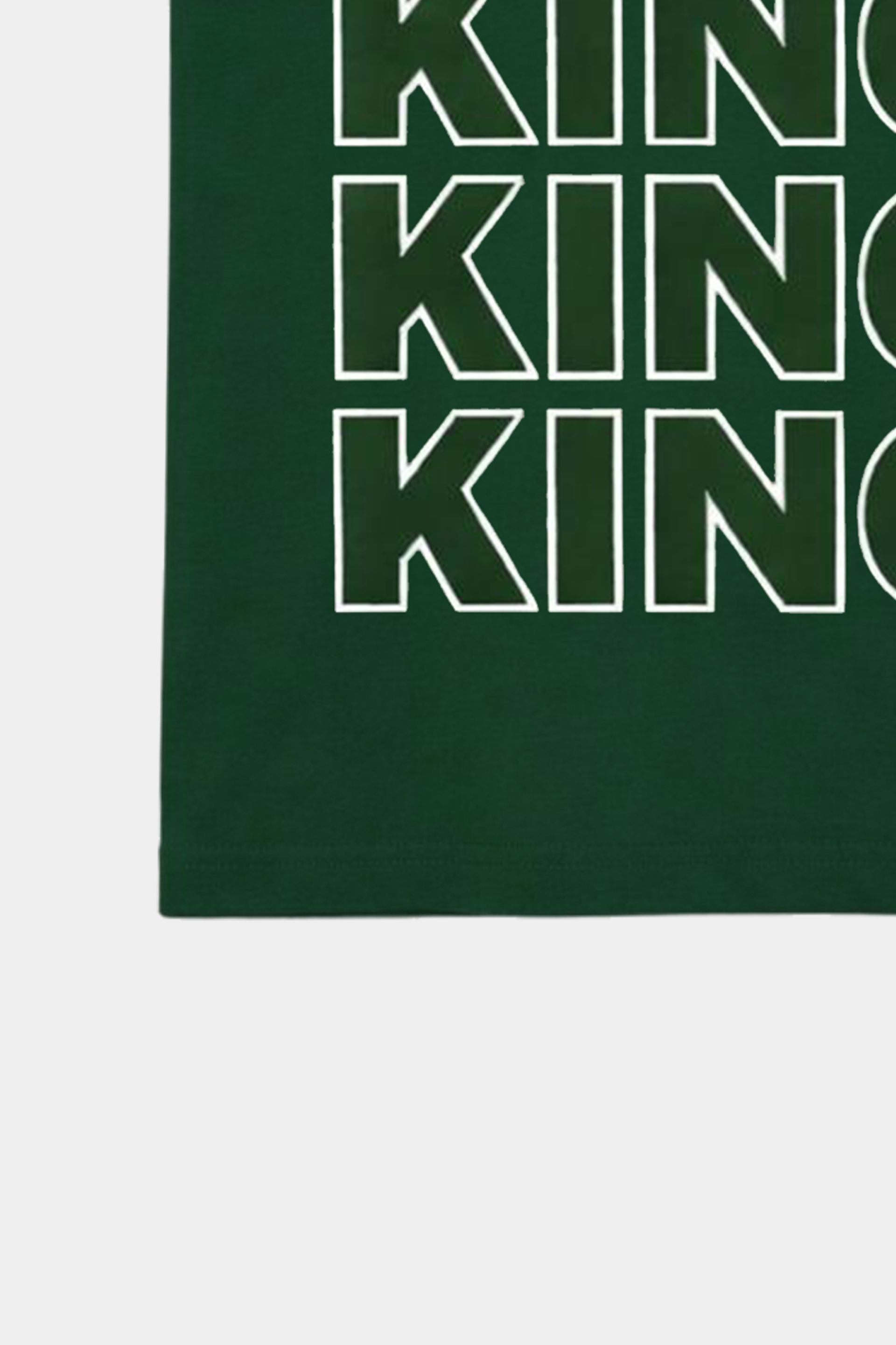 KING Printed Green T-Shirt for Boys - MYK_Fatimas