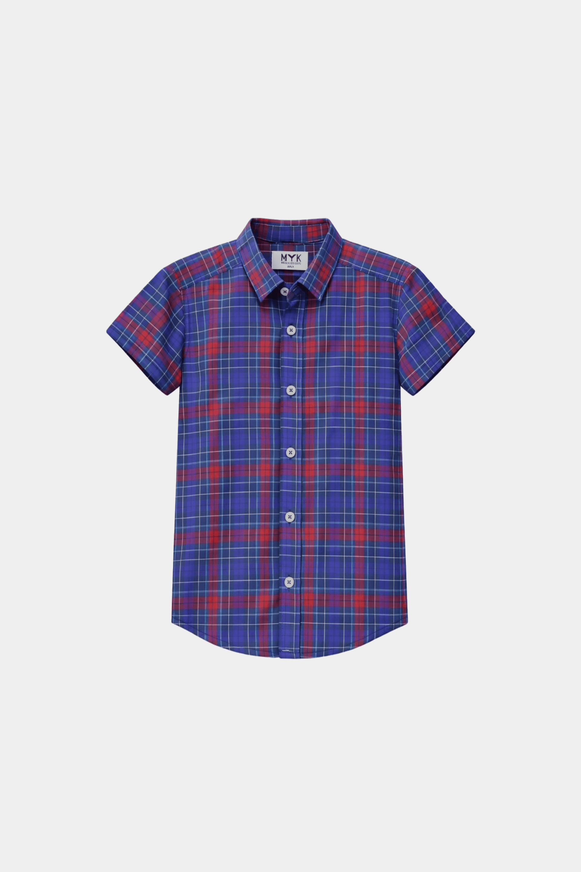 Blue & Red Checkered Shirt