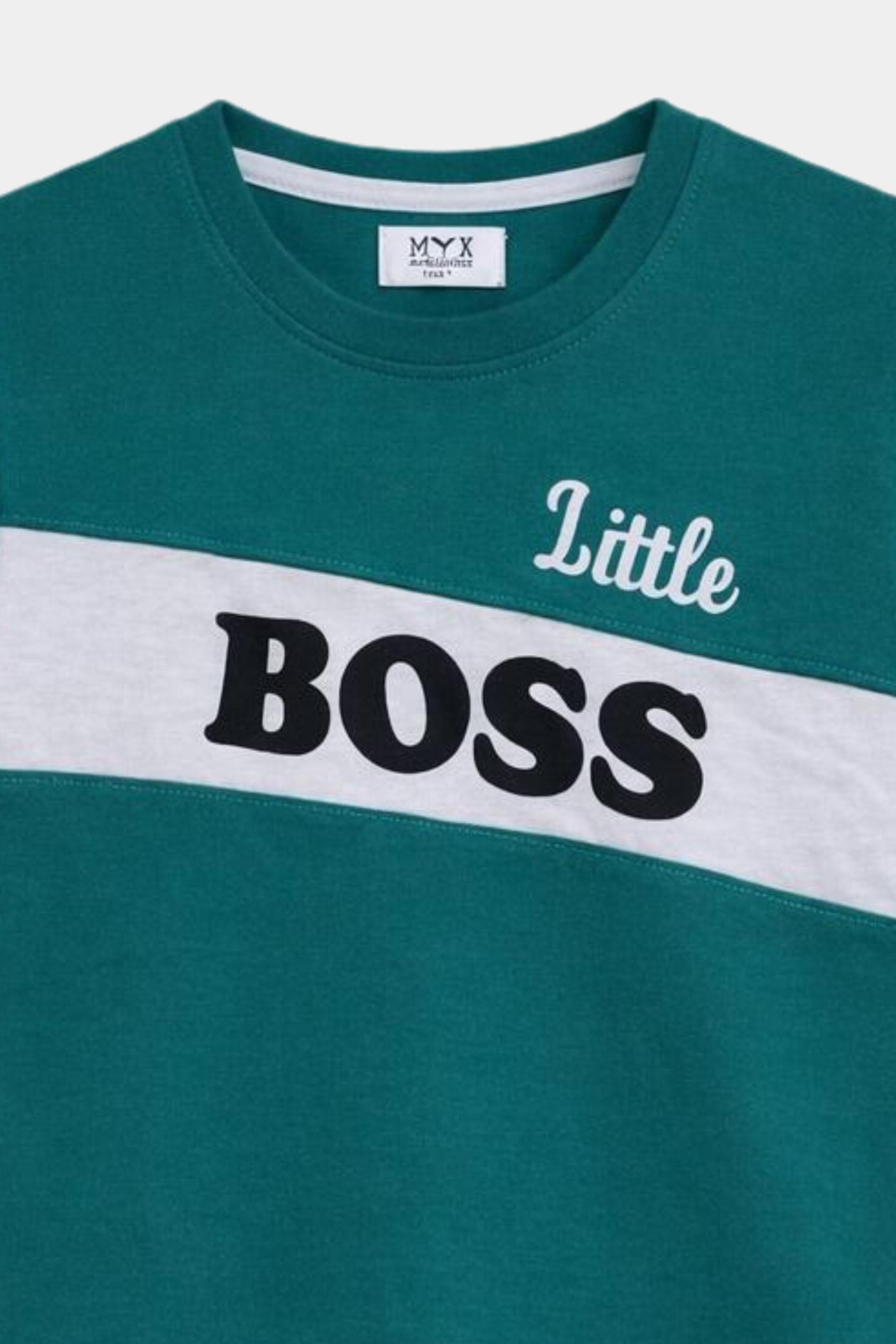 Little Boss Kids Summer T-Shirt & Shorts Set – Bold in Burnt Green - MYK_Fatimas