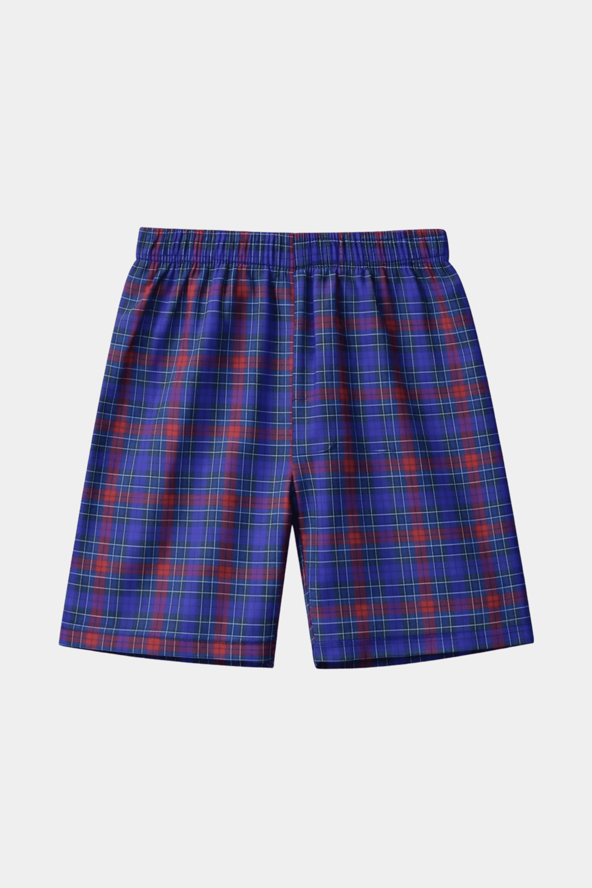 MYK Boys Blue & Red Checkered Shirt & Shorts Set – Premium Kids Summer Outfit - MYK_Fatimas