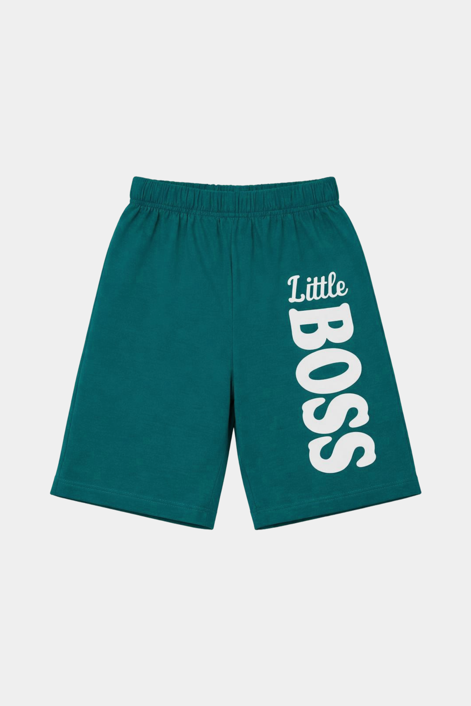 Little Boss Kids Summer T-Shirt & Shorts Set – Bold in Burnt Green - MYK_Fatimas