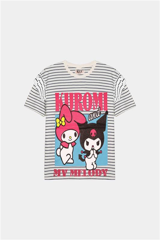 Kuromi & My Melody Girls' Summer Night Suit – Stylish & Comfy - MYK_Fatimas