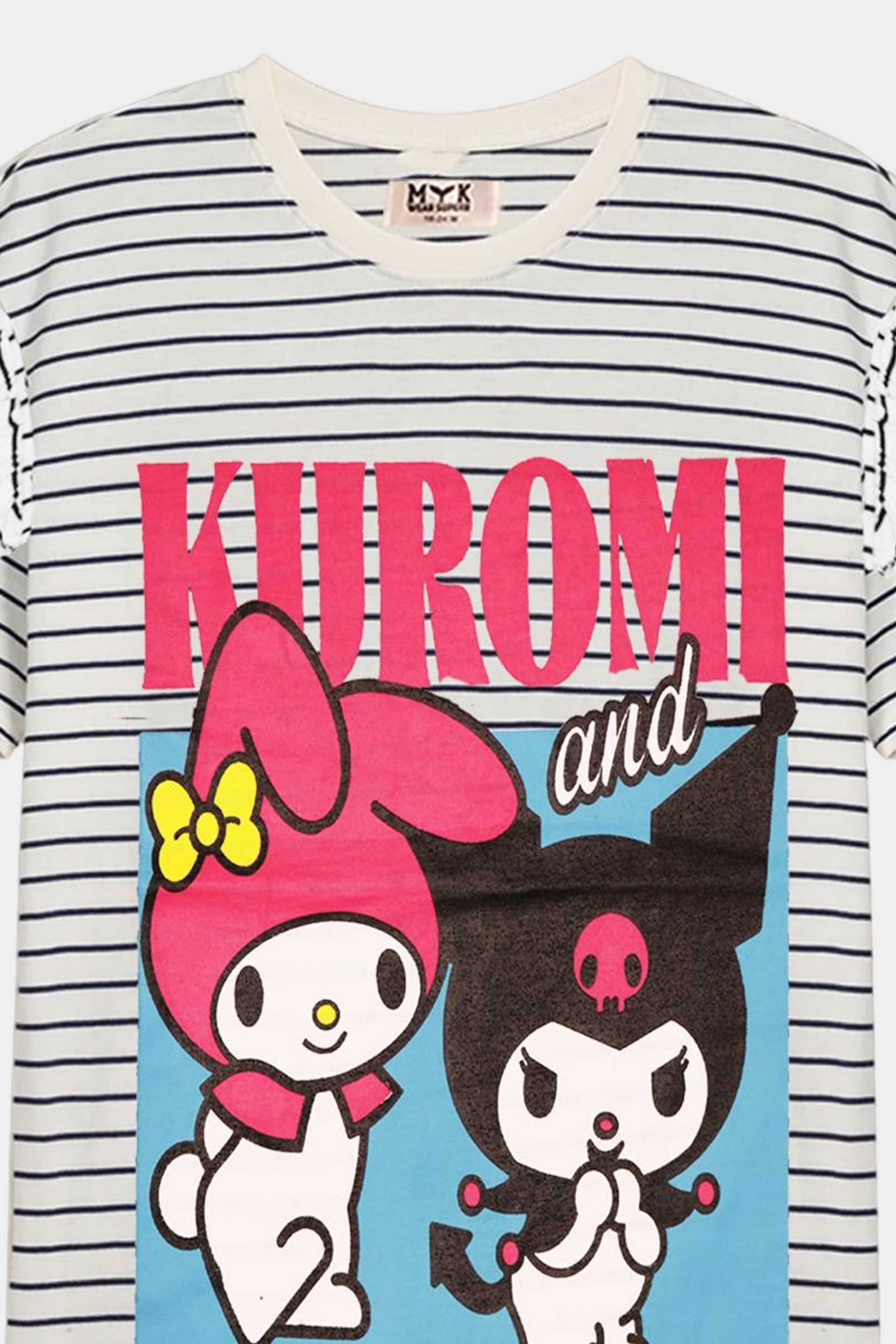 Kuromi & My Melody Girls' Summer Night Suit – Stylish & Comfy - MYK_Fatimas