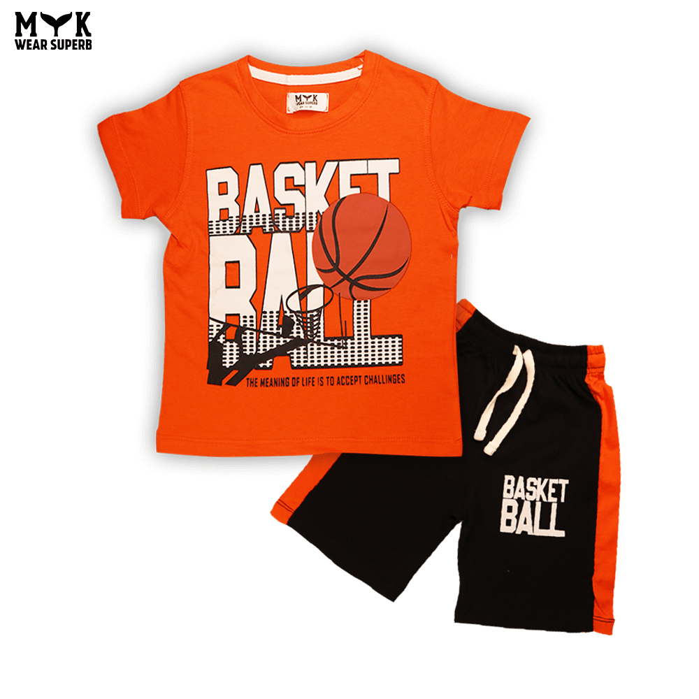 Basketball Champ Boys Summer Sports Co-Ord Set