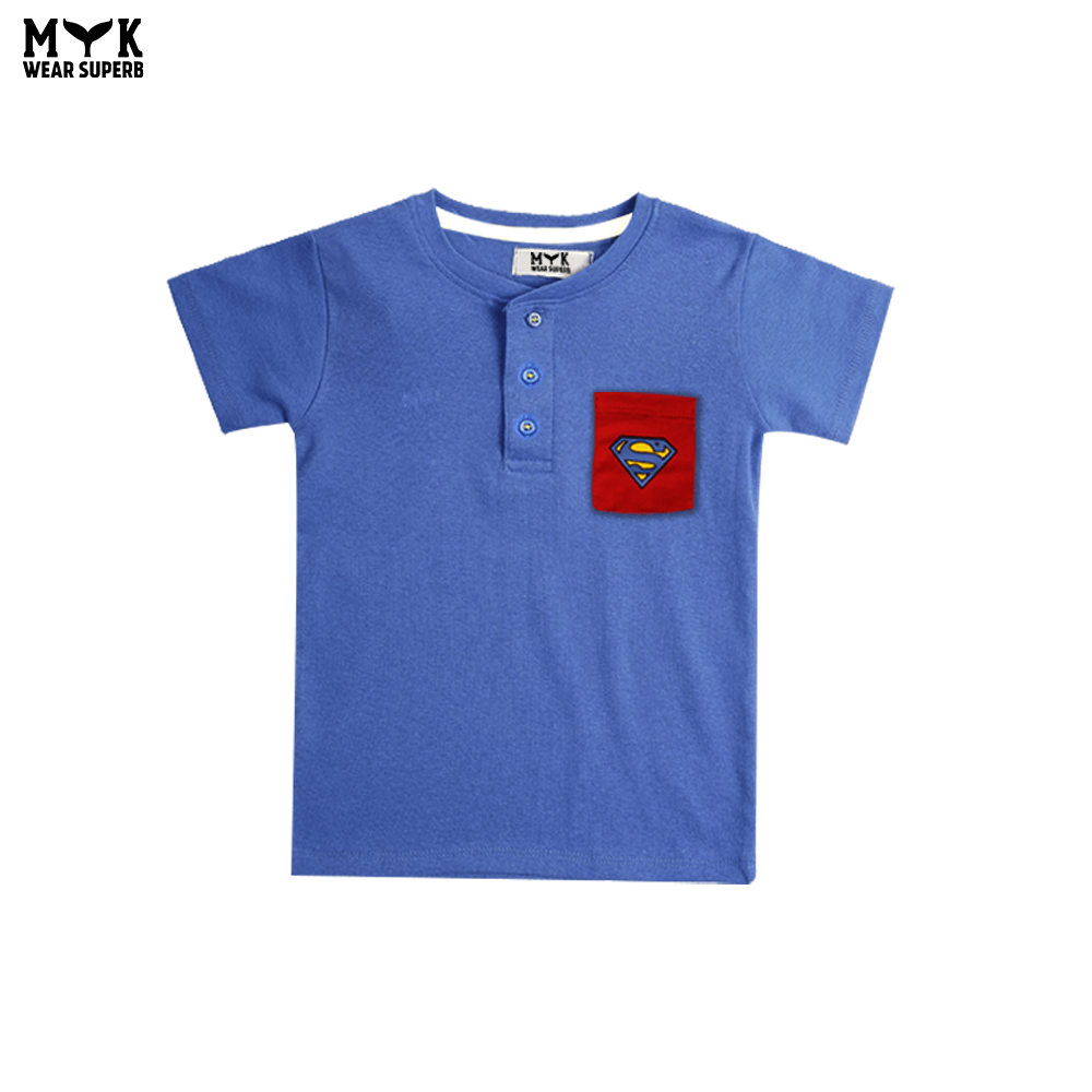 Boys Blue & Red Superhero Summer Set