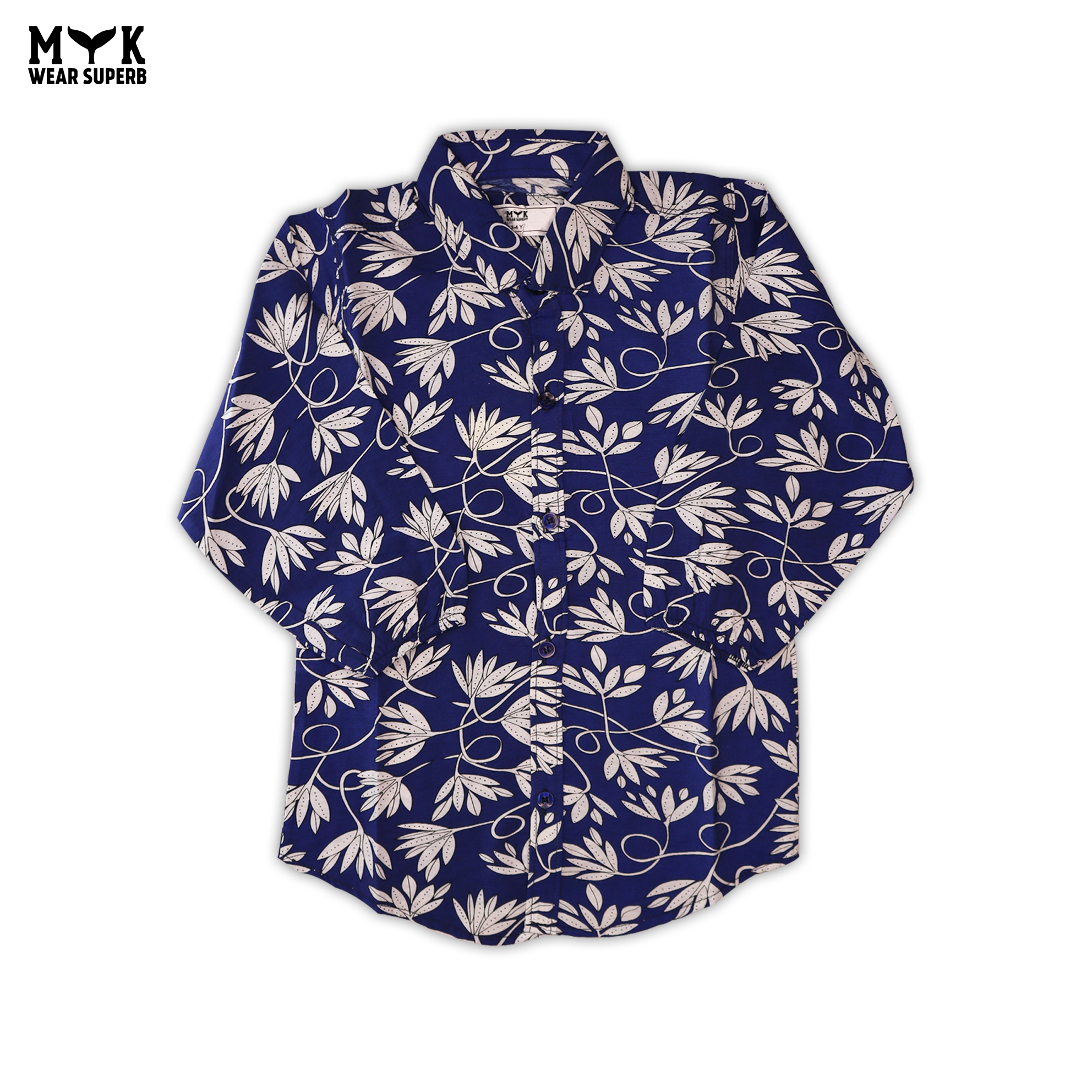 Elegant Blue & White Floral Summer Co-Ord Set