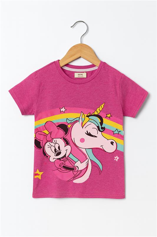 Girls Minnie & Unicorn Summer Lounge Set – Pink (2-Piece)