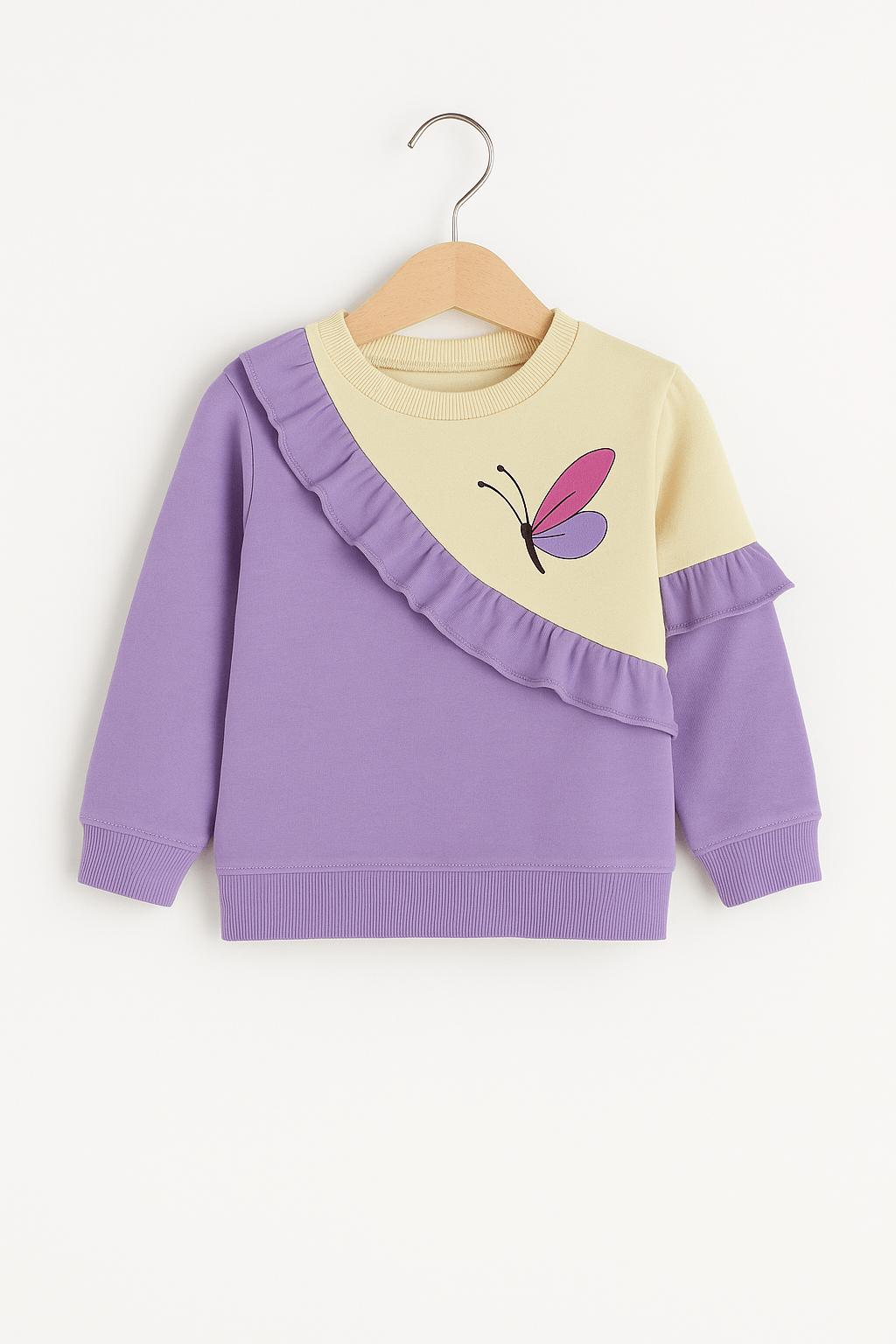 Kids Butterfly Printed Tracksuit