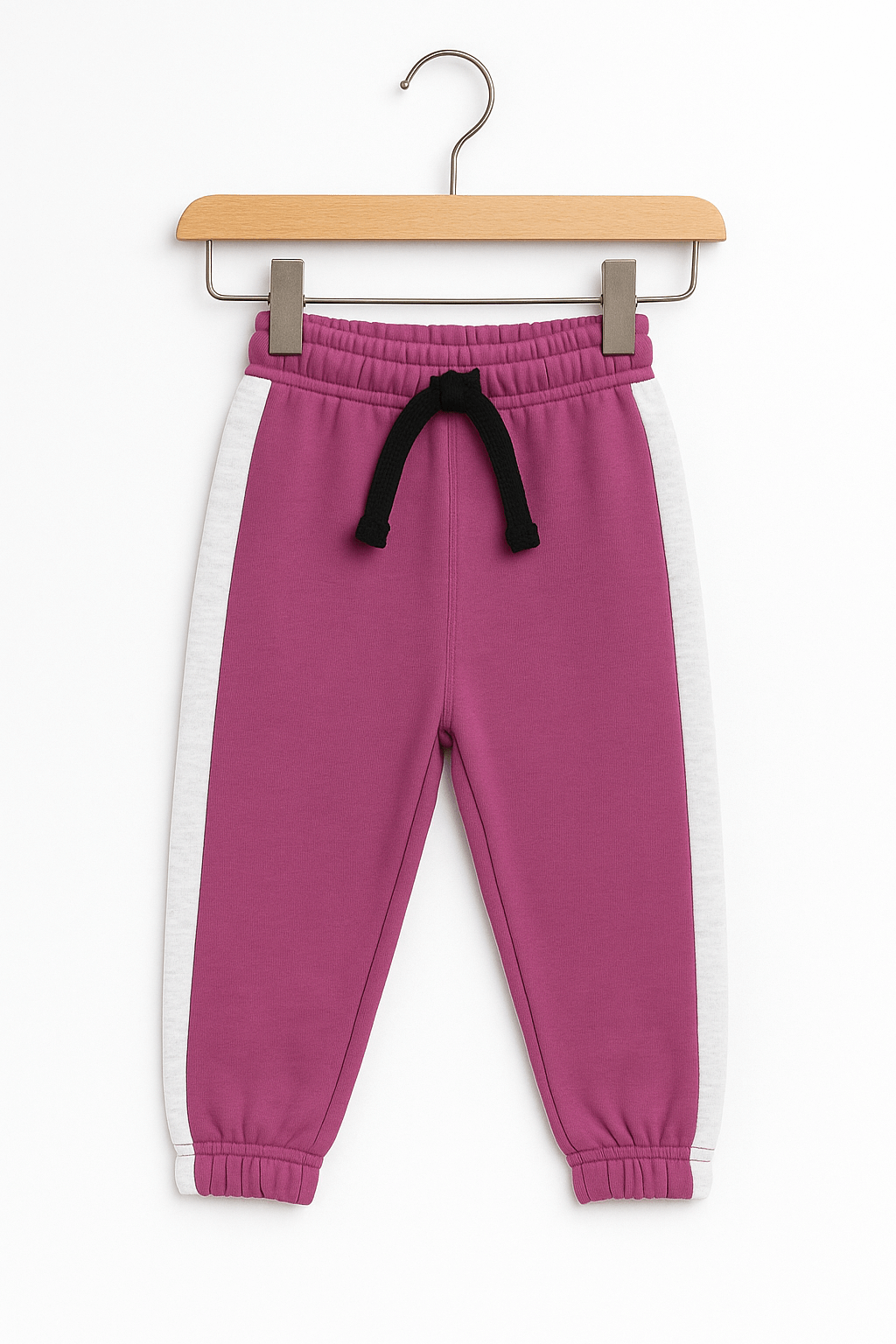 Kids Sweet Love Printed Winter Tracksuit Set