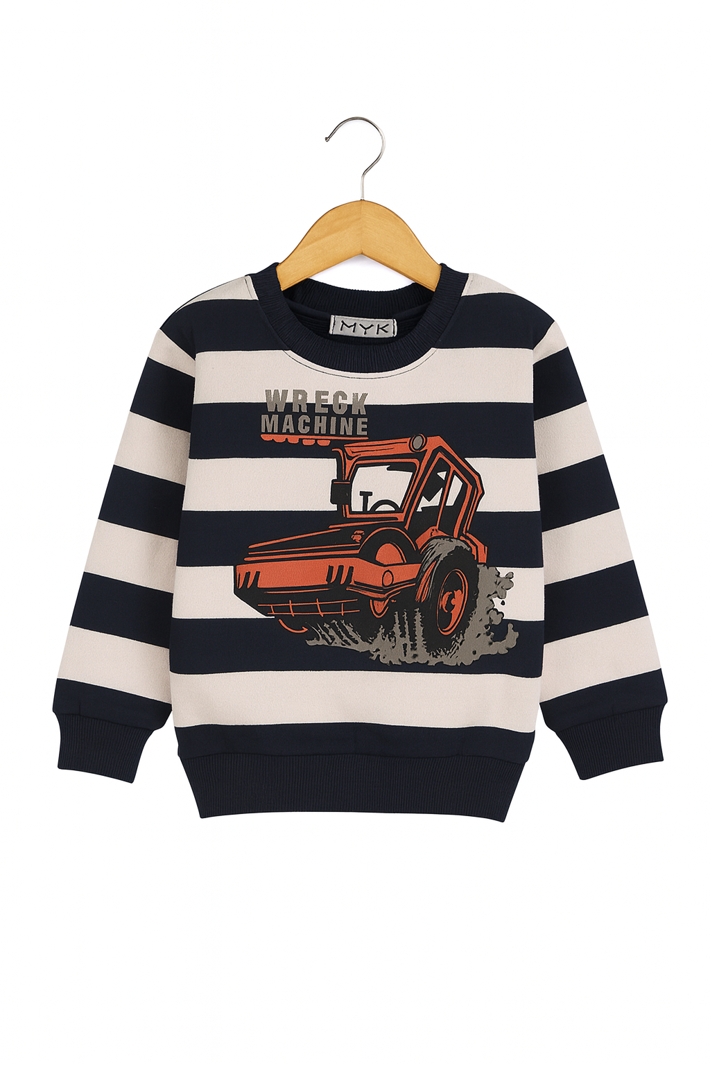 Kids Clothes Cars & Road Rollers White and Blue  Sweatshirt With trouser Casual  Premium Quality Set