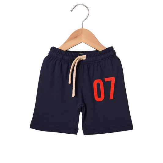 Daddy’s Little Hero Boys Summer Set – Airplane Print Tee with No. 07 Shorts