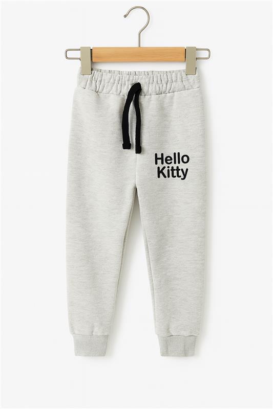 Hello Kitty Pink Hoodie With Grey Pocket Trouser 2pcs  Premium Quality Set