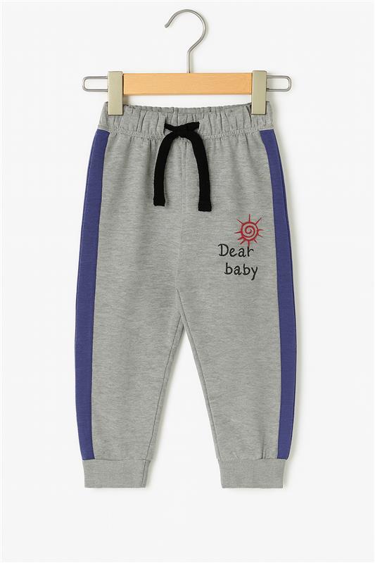 Dear Baby Blue & Grey Zipper Hoodie With Pannel Trouser And Dori 2 Piece Premium Quality Set