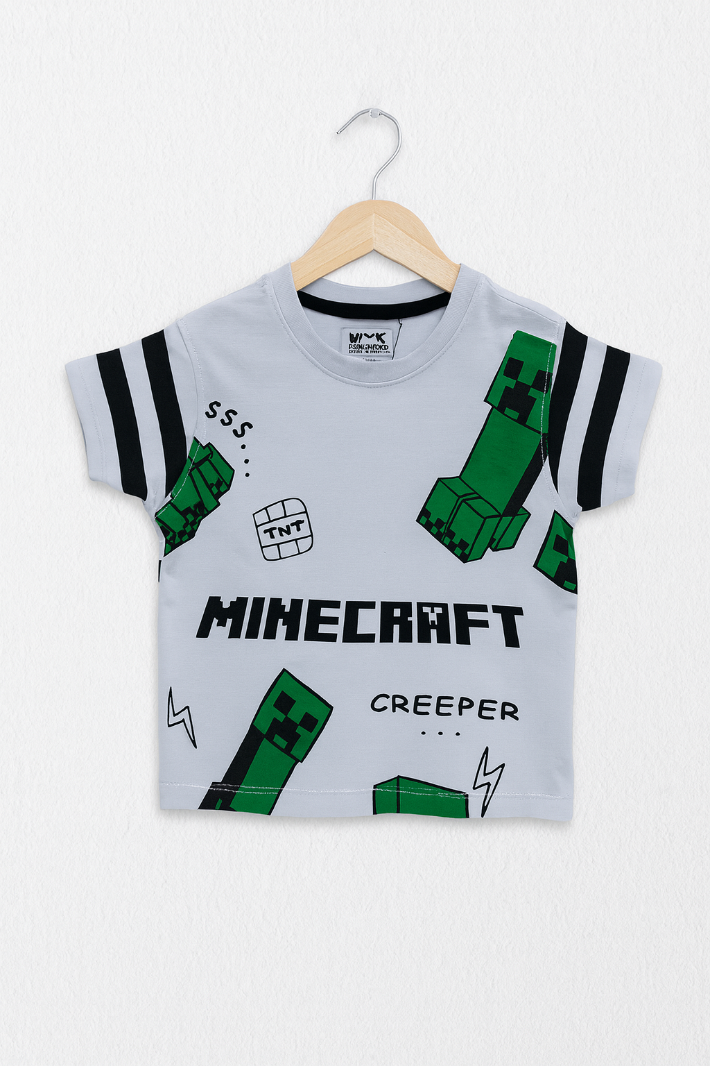 Boys’ “Minecraft Creeper” Summer Outfit Set