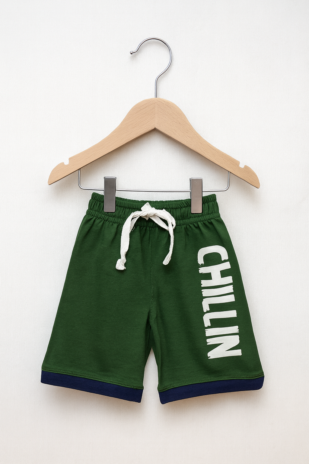 Boys’ Summer "CHILLIN" Printed T-Shirt & Shorts Set