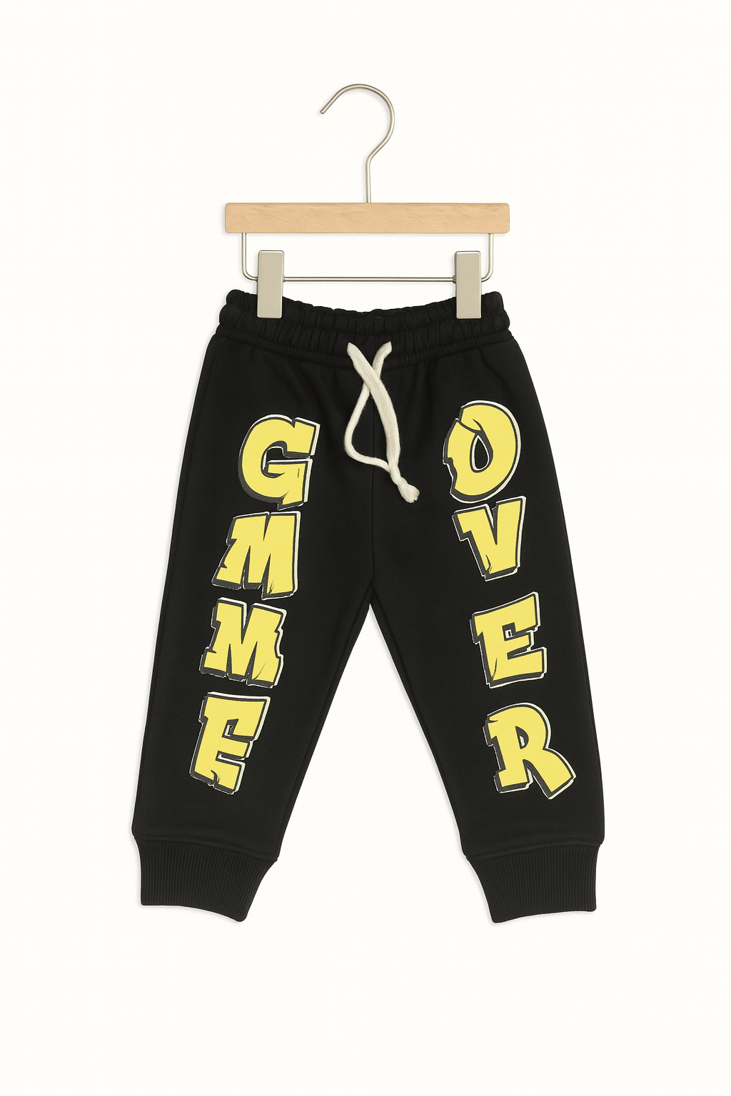 Kids Black Game Over Hoodie